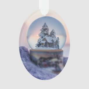 Snowball Christmas tree winter snowfall Ornament
