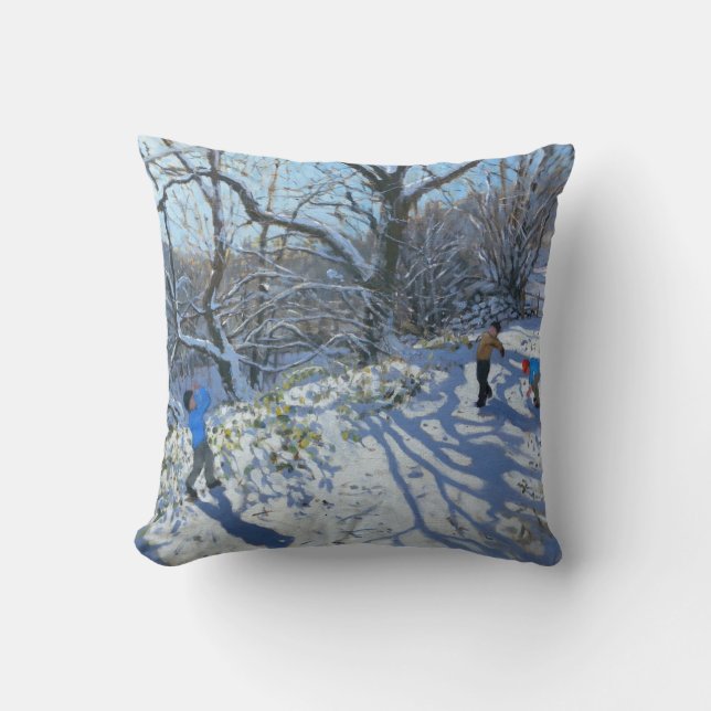 Snowball Fight 2007 Cushion (Front)