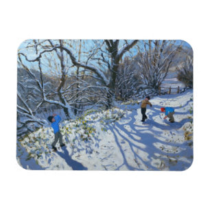 Snowball Fight 2007 Magnet