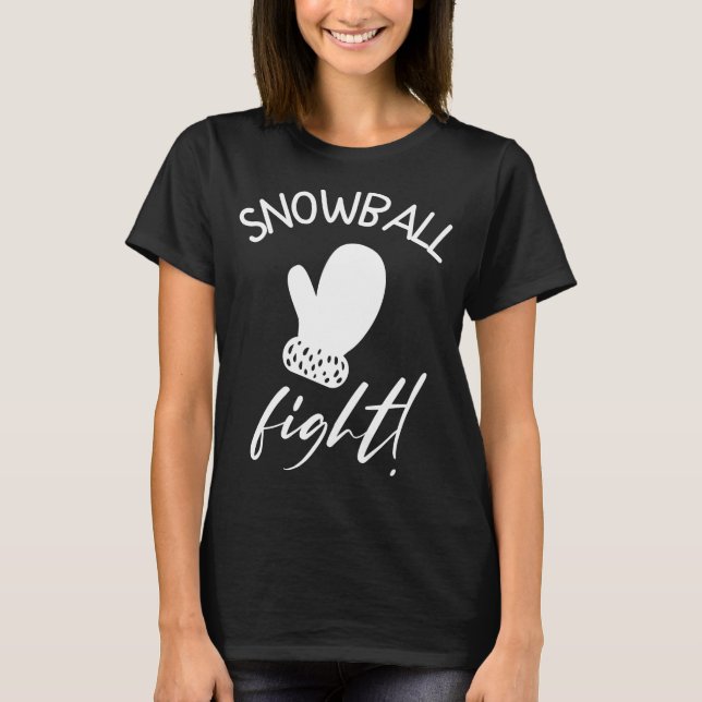 Snowball fight T-Shirt (Front)