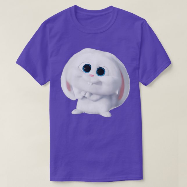 Snowball Rabbit Pet Secret Life Sticker  T-Shirt (Design Front)