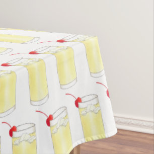 Snowball Snow Ball British Christmas Cocktail Tablecloth