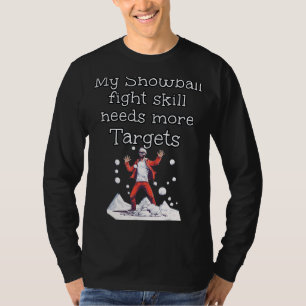 Snowballer in Tracksuit needs more Targets for Sno T-Shirt