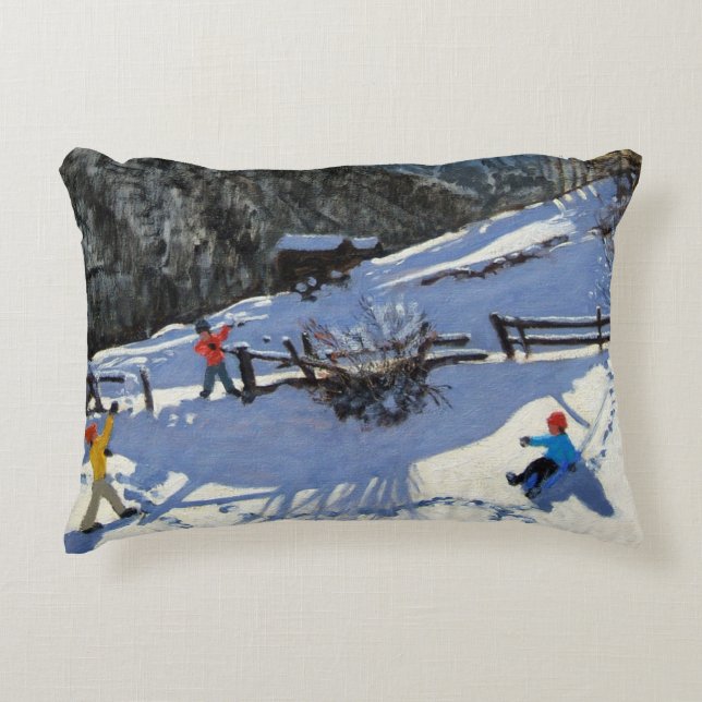 Snowballers Zermatt Decorative Cushion (Front)