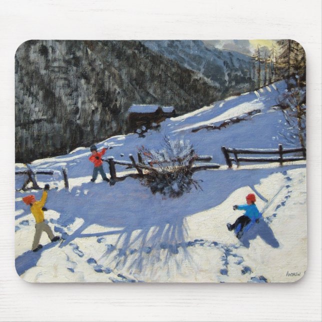 Snowballers Zermatt Mouse Mat (Front)