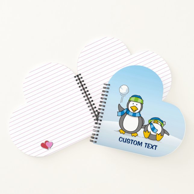Snowballing penguins notebook (Inside)