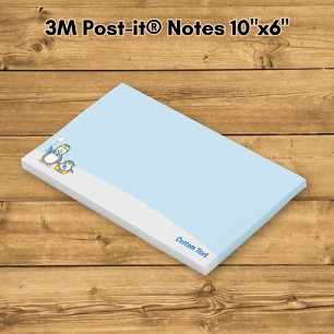 Snowballing Penguins Post-it Notes