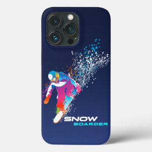 Snowbaording   iPhone 13 pro case