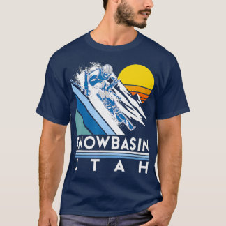 Snowbasin Utah Retro Ski T-Shirt