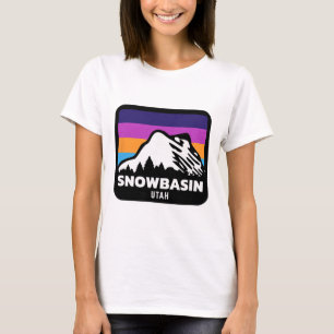 Snowbasin Utah Skiing Snowboarding Family Ski Trip T-Shirt