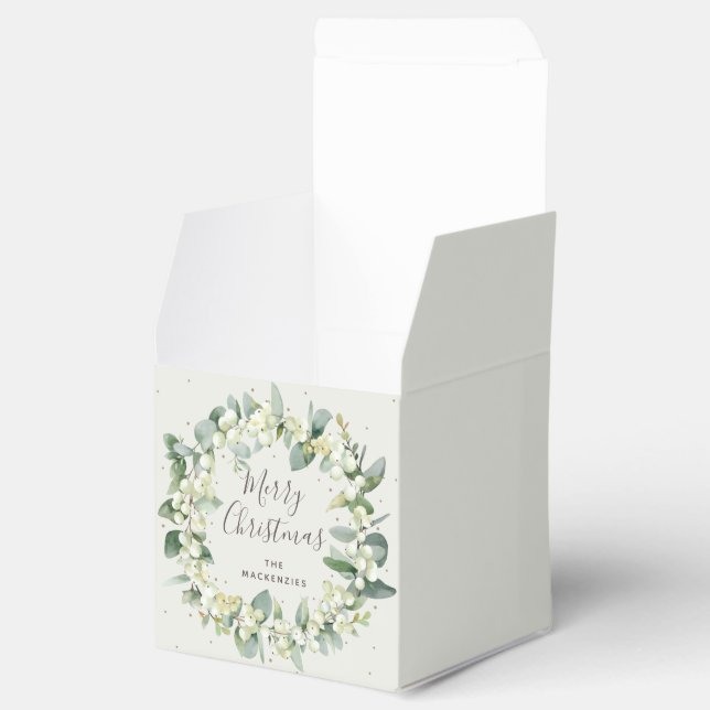 Snowberry + Eucalyptus Christmas Holiday Favour Bo Favour Box (Opened)