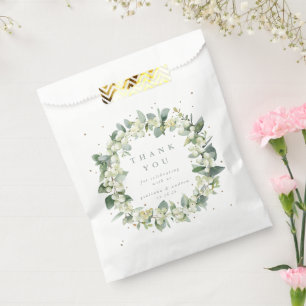 Snowberry+Eucalyptus Winter Wedding Favour Bags