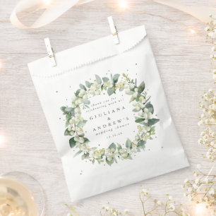 Snowberry+Eucalyptus Winter Wedding Shower Favour Bags