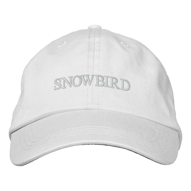 Snowbird Embroidered Hat (Front)