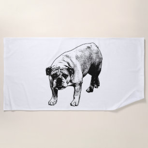 Snowbird Linework Beach Towel