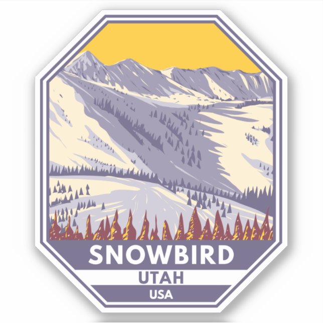 Snowbird Ski Area Winter Utah (Front)
