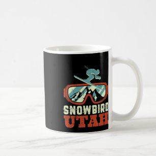 Snowbird Utah Mountain Vintage Retro Skiing And Sn Coffee Mug