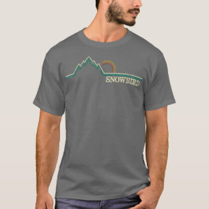 Snowbird Utah Retro Adventure Skiing Snowboard T-Shirt