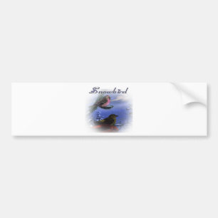 Snowbird violet bumper sticker