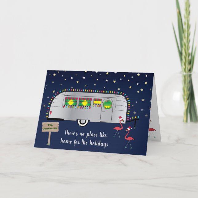 Snowbird's Christmas Greetings Card (Front)