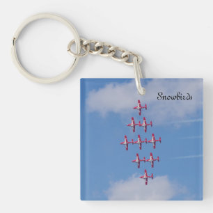 Snowbirds double sided key chain