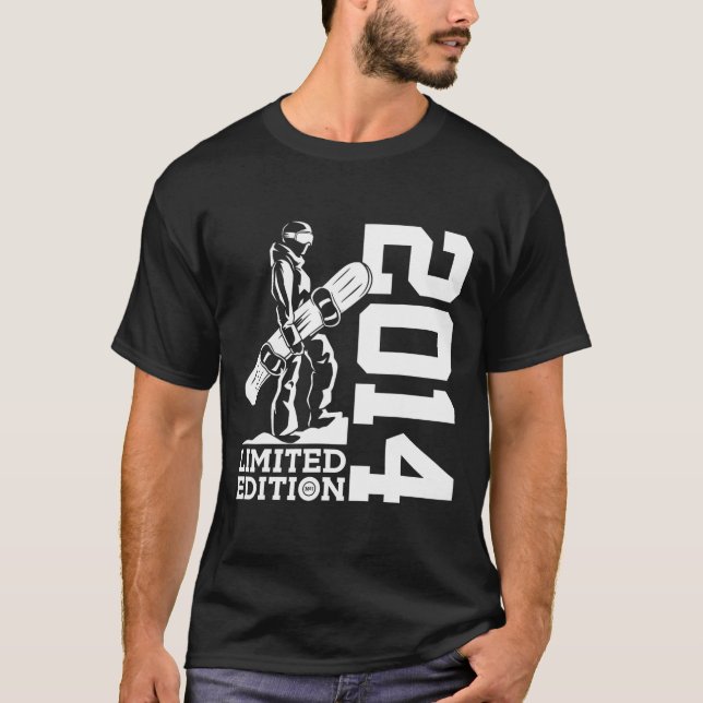 Snowboard 11th Birthday Snowboard 2014 Snowboardin T-Shirt (Front)