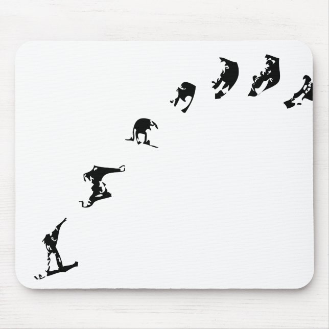 Snowboard 360 mouse mat (Front)