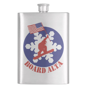 Snowboard Alta Hip Flask