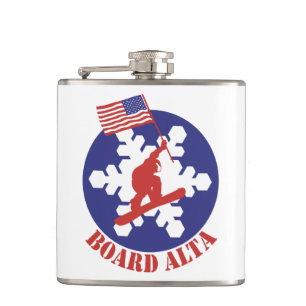 Snowboard Alta Hip Flask