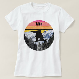 Snowboard Alta Ski Sport Field Mountain Slopes T-Shirt