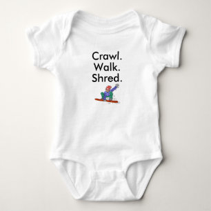 Snowboard Baby Bodysuit