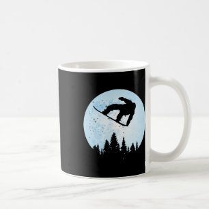 Snowboard Bigfoot Ski Funny Sasquatch Skiing Coffee Mug