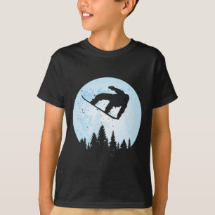 Snowboard Bigfoot Ski Funny Sasquatch Skiing T-Shirt