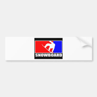 snowboard bumper sticker