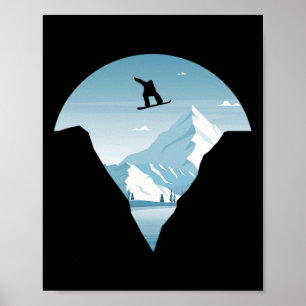 Snowboard Clothing For Snowboarders Uni-kids Black Poster
