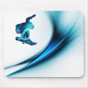 Snowboard Design Mouse Pad