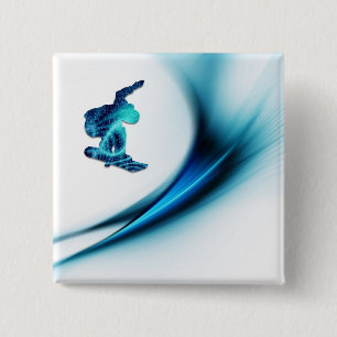 Snowboard Design Square Pin