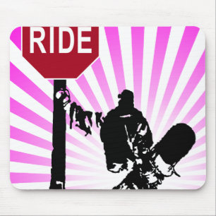 snowboard... directions? mouse mat