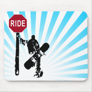 snowboard... directions? mouse mat