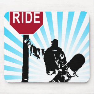 snowboard... directions? mouse mat