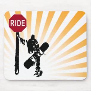 snowboard... directions? mouse mat