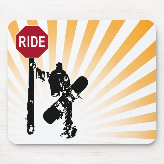 snowboard... directions? mouse mat (Front)