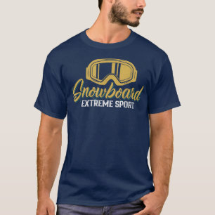 Snowboard Etreme Sport Ski Cool Adventure Gift T-Shirt