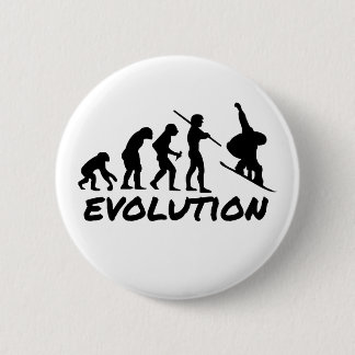 Snowboard Evolution 6 Cm Round Badge