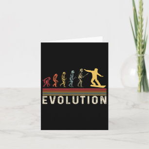 Snowboard Evolution Freestyle Snowboarding Winter Card