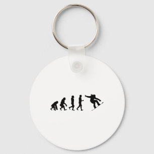Snowboard Evolution – Skating Lovers Snowboarding Key Ring