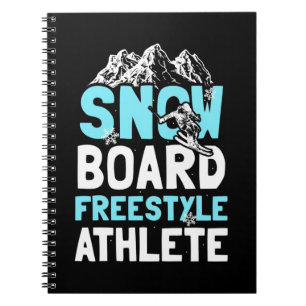 Snowboard Freestyle Athlete Notebook