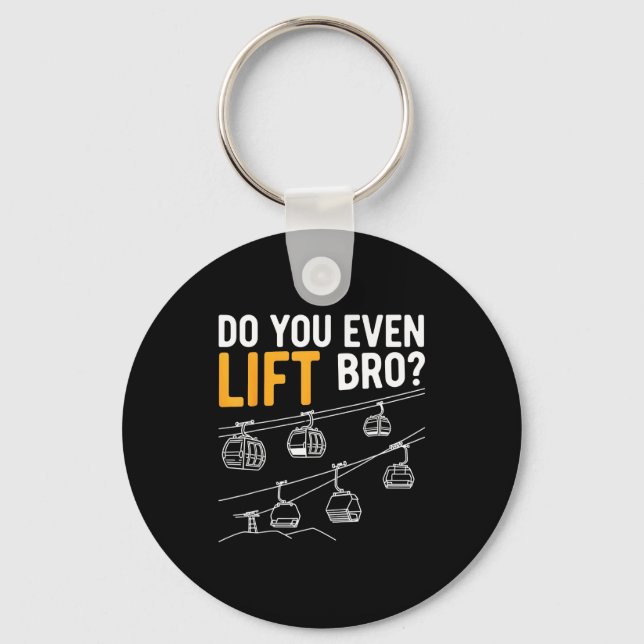 Snowboard Funny Skiing Ski Accessories Men Do You  Key Ring (Front)