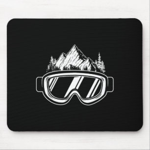 Snowboard Goggles - Wintersports Competition Snowb Mouse Mat