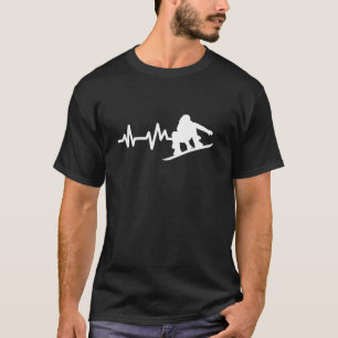 Snowboard Heartbeat Snowboarder T-Shirt